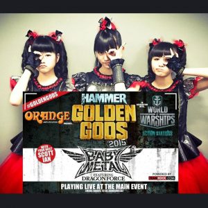 BabyMetal - Live at Golden Gods 2015 - (UK) - 
Mixing. Mastering for TV Broadcast